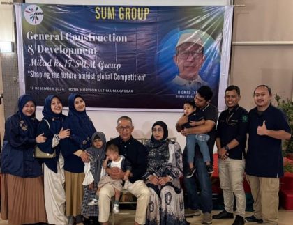 Keluarga Besar Owner SUM Group, H. Ompo Tahir, SE.